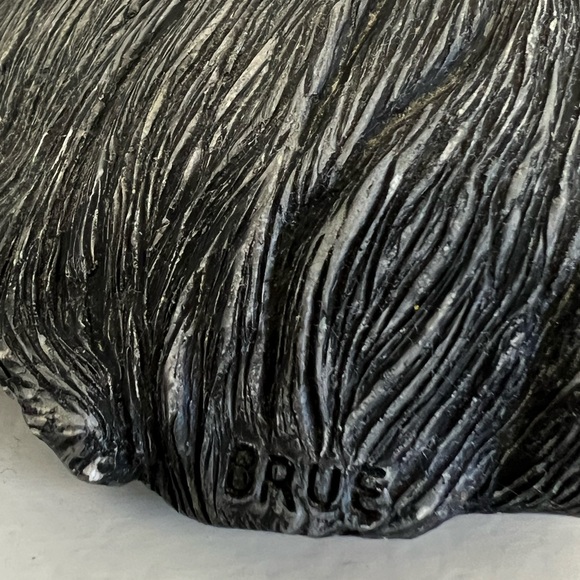 Vintage Sandicast Yorkie - handcast and handpainted in USA By Sandra Brue #155 - Picture 6 of 6